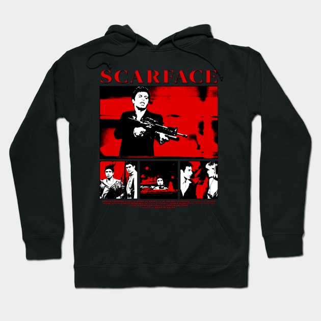 scarface Hoodie by Genetics art